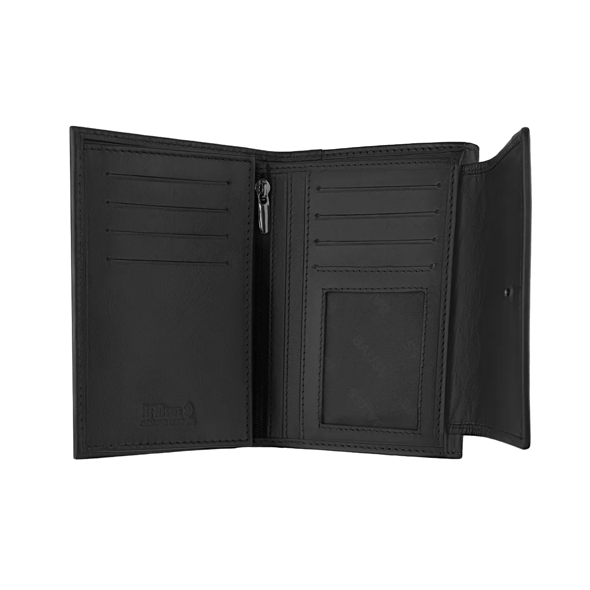 Carteira de Mulher em Pele com Porta-moedas e Anti-RFID