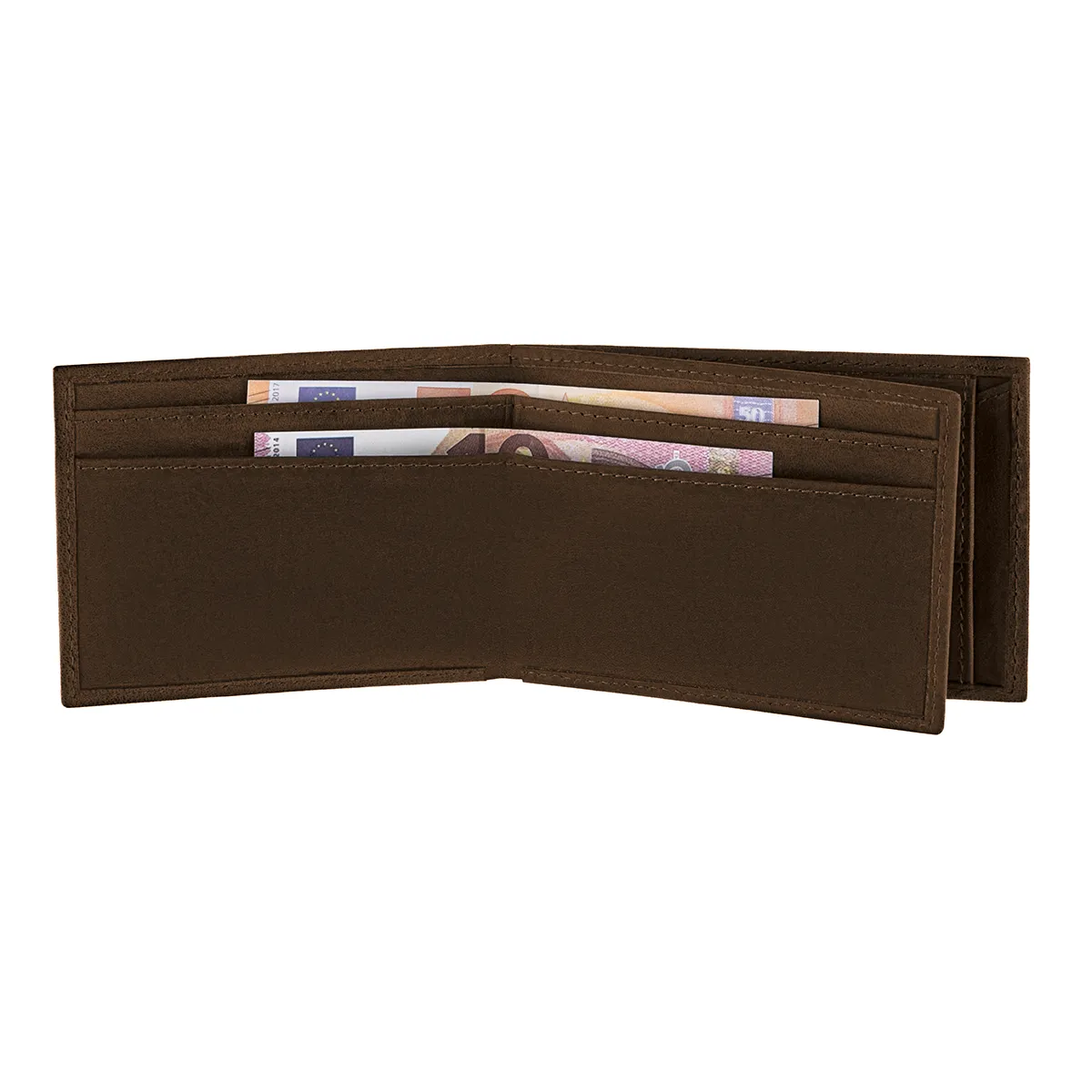 Cartera de Hombre en Piel con Monedero y Anti-RFID
