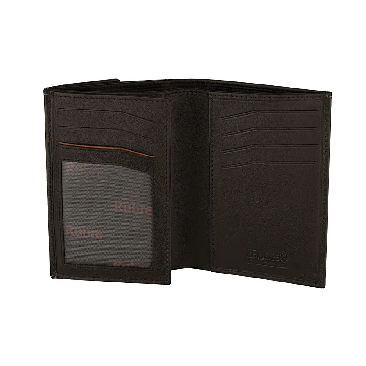 Carteira de Homem em Pele com Porta-moedas e Anti-RFID