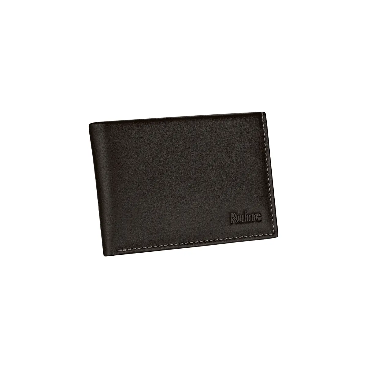 Carteira em Pele com Porta-moedas Secreto e Anti-RFID